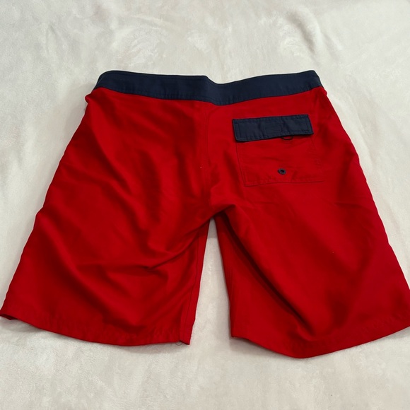 OLD NAVY Men’s Bathing Suit Swim Trunks Swim Shorts - red, size 30 - Picture 4 of 5